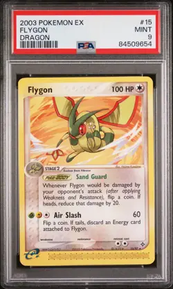 2003 POKEMON EX DRAGON 15 FLYGON | PSA 9 - Image 1