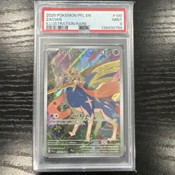 Zacian 100/094 Me02: Phantasmal Flames Holo for sale online - Image 1