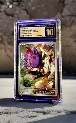 Pristine CGC 10 Pokemon N's Zorua 108/100 Sv9: Art Rare Holo (Japanese) 2025! - Image 1