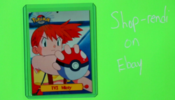 Topps Pokemon Misty #TV3 TV Animation Black & Red Logo 1999 NM x3 - Image 2