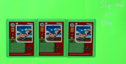 Topps Pokemon Misty #TV3 TV Animation Black & Red Logo 1999 NM x3 - Image 3