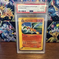 2002 Pokemon Expedition Charizard 40/165 PSA 6 - Image 1