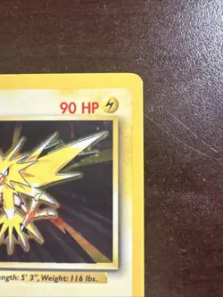 Zapdos 16/102 Holo Rare DMG Pokemon TCG Base Set WOTC DMG - Image 3