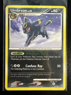 Pokemon TCG Umbreon Majestic Dawn, Card 32/100, Regular Non-Holo LP - Image 1