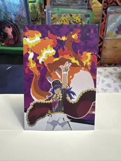 Leon Gigantamax Charizard Tournament Battle Bromide Card Holo Pokemon JapaneseNM - Image 1