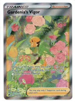 Gardenia's Vigor GG61/GG70 Crown Zenith Galarian Gallery Pokemon Card - Image 1
