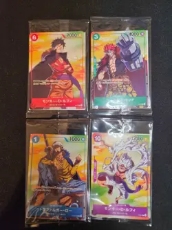 [SEALED 4 Cards] SEVEN ELEVEN [Promo] One Piece P-041 P-003 P-001 ST03-008 - Image 1