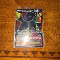 Pokemon TCG Fates Collide 2016 Full Art Holo Rare Card Umbreon EX 119/124 XY - Image 1