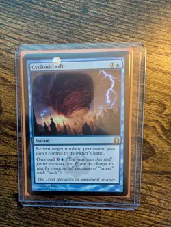 2 x Cyclonic Rift, Magic the Gathering Instant Card, Return to Ravnica, MTG Rare - Image 3