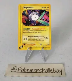 Magnemite 91/147 - Aquapolis Set *NM* Common Pokemon Card - Image 1