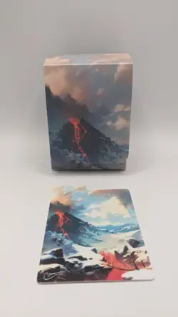 Legion MTG Deck Box Velinov Mountain Magic The Gathering Holds 100 Sleeved Cards - Image 1