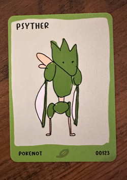 Pokemon Pokenot parody card by Dysfunctional Passholder Psyther - Image 1