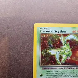 Rocket's Scyther 13/132 Pokemon Gym Heroes Holo Rare Card - MP - Image 2