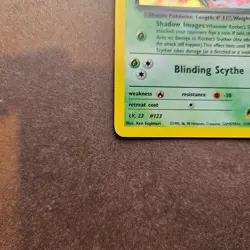 Rocket's Scyther 13/132 Pokemon Gym Heroes Holo Rare Card - MP - Image 4