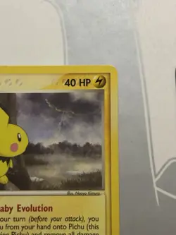 Pokemon Pichu TCG Regular Rare Card 20/100 EX Sandstorm - Image 5