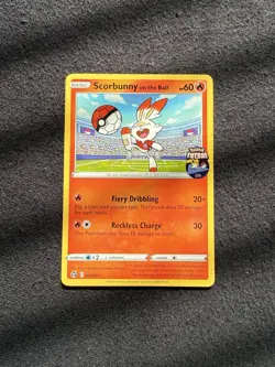 Scorbunny on the Ball - (Pokemon Futsal) 004/005 Miscellaneous Cards & Products - Image 1
