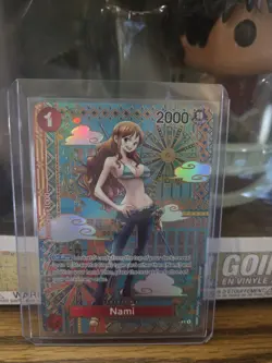 One Piece Card Game English OP01-016 Nami SP ALT ART CCG OP05 - Image 1