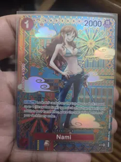 One Piece Card Game English OP01-016 Nami SP ALT ART CCG OP05 - Image 2
