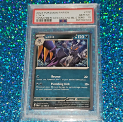 PSA 10 Gem Mint Lokix Cosmos Holo Twilight Masquerade Blister Promo Pokemon Card - Image 2