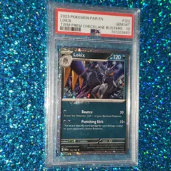 PSA 10 Gem Mint Lokix Cosmos Holo Twilight Masquerade Blister Promo Pokemon Card - Image 3