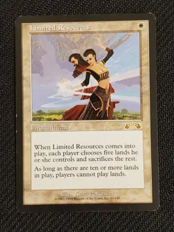 Lot of 2 Limited Resources (LP) Light Play - Exodus - MTG Magic the Gathering - Image 4