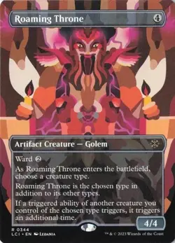 Roaming Throne (Borderless) R The Lost Caverns of Ixalan 344 NM - Image 1