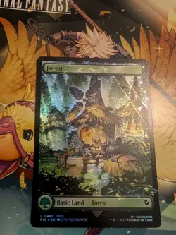 Forest (Chocobo Track Foil) - Commander: FINAL FANTASY MTG NM - Image 1