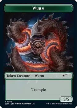 1x Wurm Token - NM ENG - Image 1