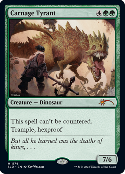 1x FOIL Carnage Tyrant - NM ENG - Image 1