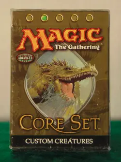 MTG Core Set CUSTOM CREATURES Theme Deck--Factory Sealed--Plus BCW Deck Guards - Image 1