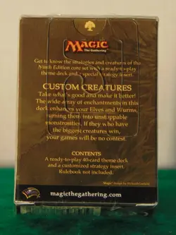 MTG Core Set CUSTOM CREATURES Theme Deck--Factory Sealed--Plus BCW Deck Guards - Image 2