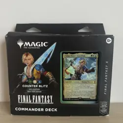 MTG Magic The Gathering Final Fantasy X Commander Deck - Counter Blitz Tidus NEW - Image 1