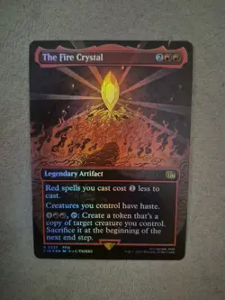 The Fire Crystal (Borderless) Final Fantasy Foil - Image 1