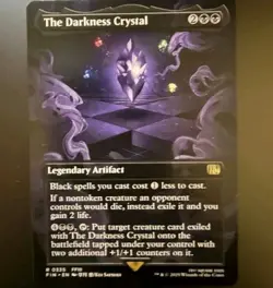 MTG Final Fantasy English The Darkness Crystal Borderless 0335 Non-Foil - Image 1
