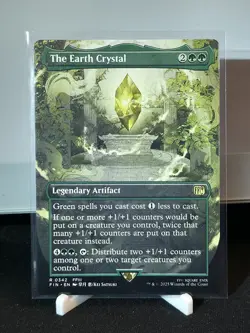 The Earth Crystal (Borderless) Final Fantasy non-foil extended art R 0342 NM - Image 1
