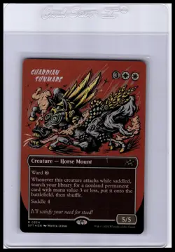 Aetherdrift #334 Guardian Sunmare (Borderless) Foil - Image 1