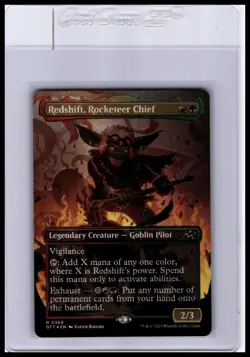 Aetherdrift #366 Redshift, Rocketeer Chief (Borderless) Foil - Image 1