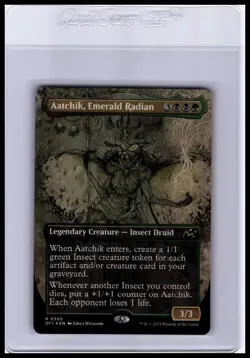 Aetherdrift #360 Aatchik, Emerald Radian (Borderless) Foil - Image 1
