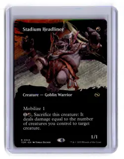 Tarkir: Dragonstorm #344 Stadium Headliner (Borderless) - Image 1