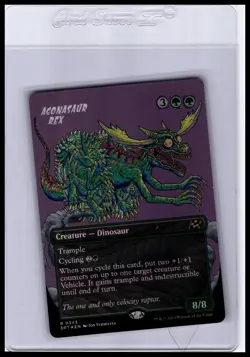 Aetherdrift #343 Agonasaur Rex (Borderless) Foil - Image 1