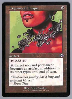 Liquimetal Torque - Retro Frame - 428 - Modern Horizons 2 (MH2) MTG - Image 1