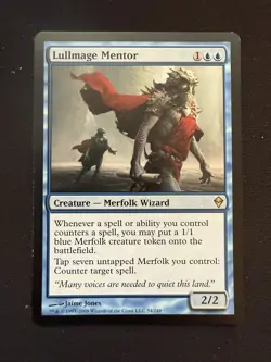 Lullmage Mentor 54 - R - Zendikar - Normal - MTG - LP - Image 1
