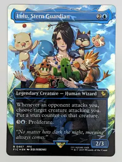 (Foil) Lulu, Stern Guardian (Borderless) (Chocobo Track Foil) (467) Commander: F - Image 1