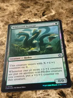 WILDWOOD SCOURGE Magic the Gathering MTG Foundations Foil - Image 1