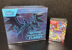 Pokemon TCG - Phantasmal Flames Elite Trainer Box ETB + Booster Bundle - Sealed - Image 1