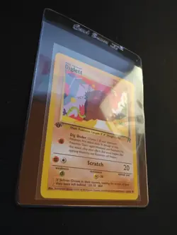 Pokemon TCG Diglett 52/82 1st Edition Team Rocket LP - Image 4
