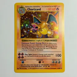 Pokemon TCG Charizard Shadowless Base Set 4/102 Holo WOTC 1999 - Image 1