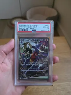 Pokemon TCG Cynthia's Garchomp EX 087/063 Heat Wave Arena PSA 10 Gem Mint - Image 1