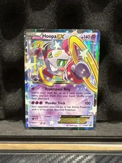 Hoopa EX Black Star Promo XY85 Pokemon TCG HP/DMG (Crease) - Image 1
