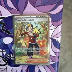 Pokemon TCG Destined Rivals Ethans Adventure #236 Special Illustration Rare Holo - Image 1